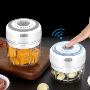 Electric Mini Food Chopper USB – Portable Garlic & Vegetable Cutter