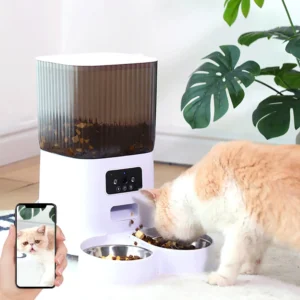 Automatic Cat Feeder with Camera β Smart WiFi Pet Feeder 5L Double Bowl