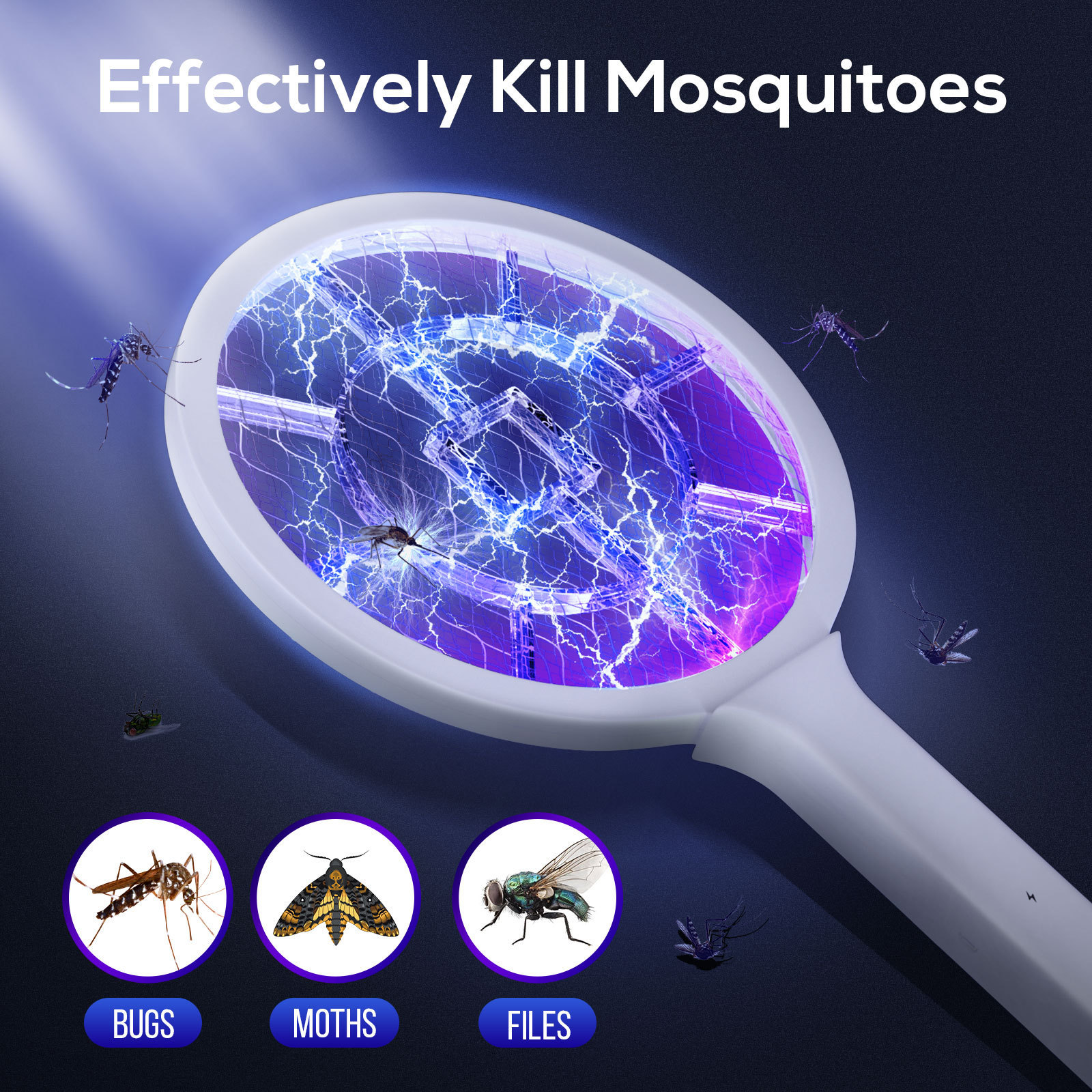Electric Mosquito Killer South Africa | 2-in-1 Mosquito Swatter & Lamp