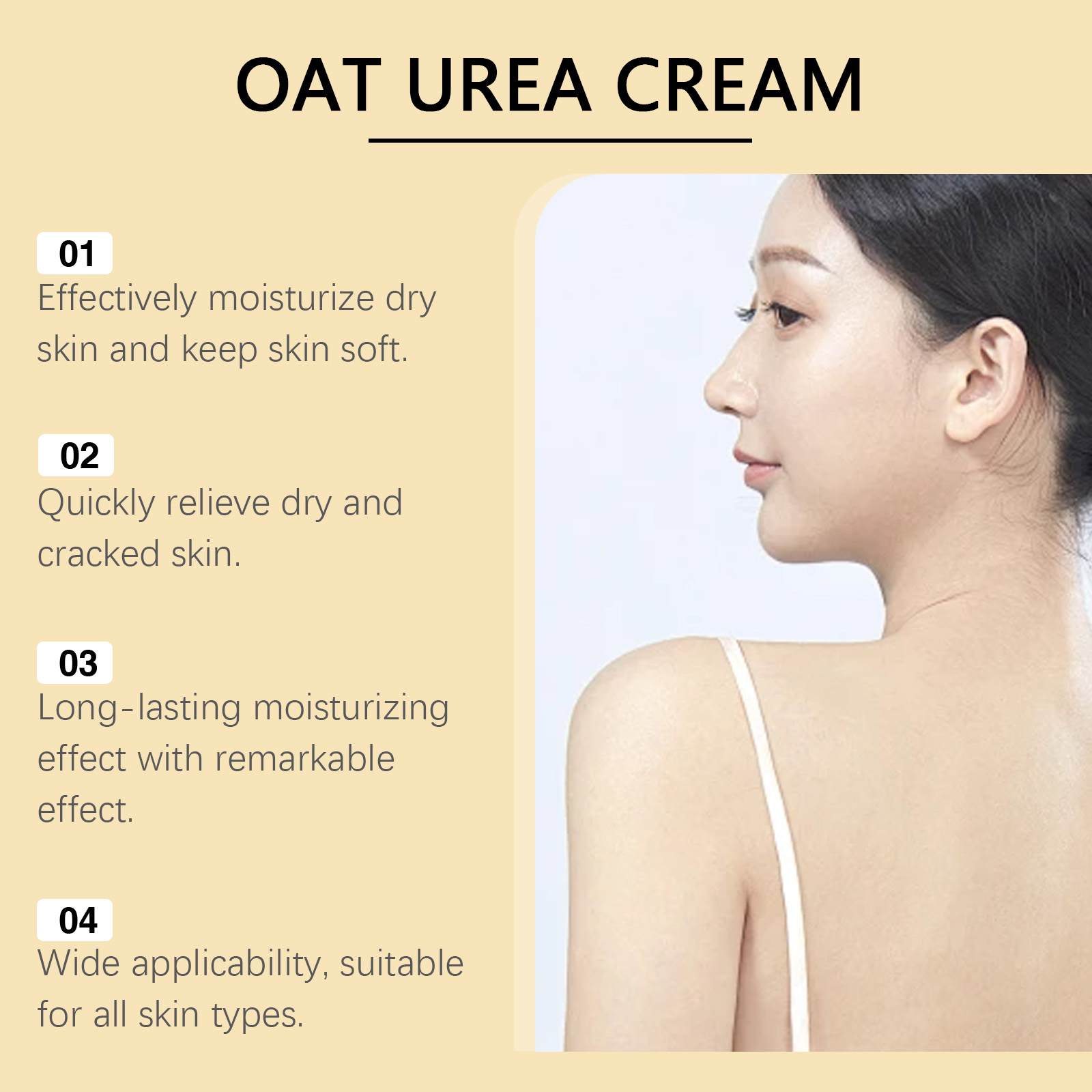 Oat Urea Moisturizing Cream – Deep Hydration Skin Care South Africa - Image 4