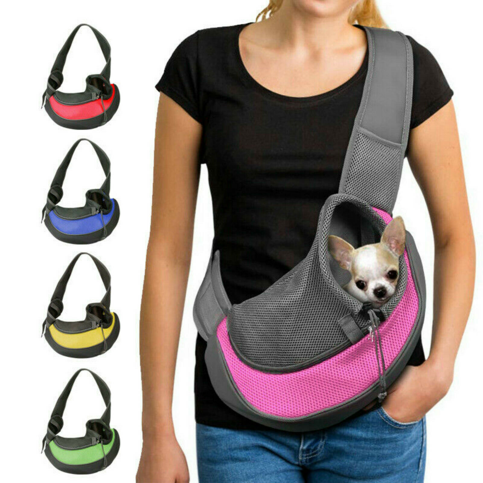 Dog Carrier Bag – Foldable Travel Pet Carrier (Small Dogs & Cats)