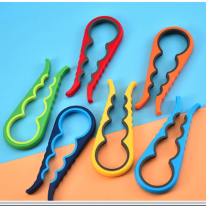 4-in-1 Jar Opener – Easy Grip Bottle & Lid Opener Tool for Kitchen